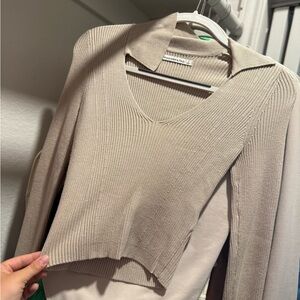 Women's Beige Sweater